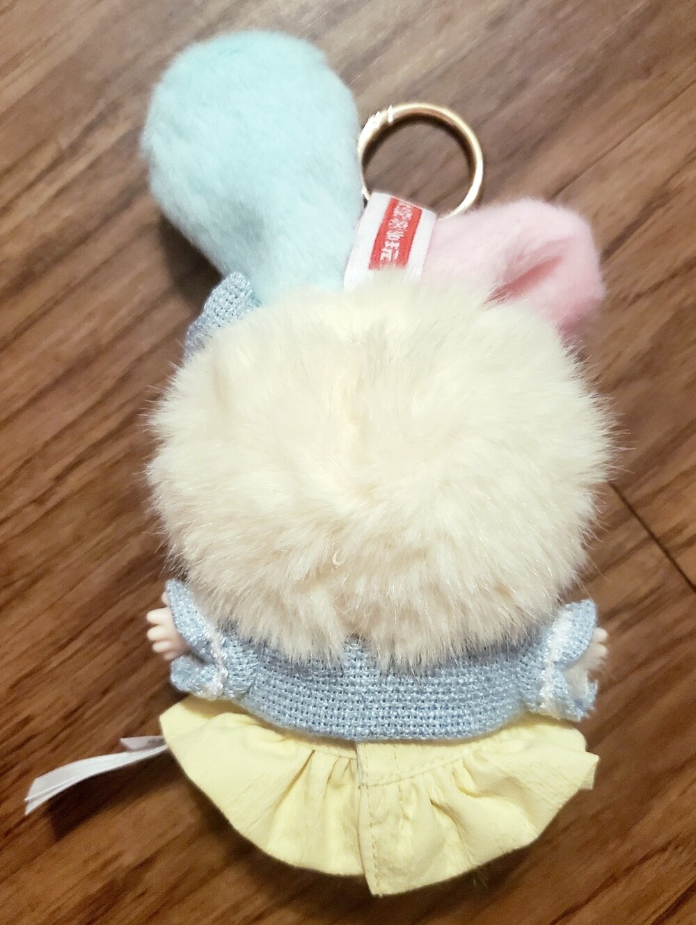 Baby Three Canary Rabbit Keychain - Picture 2 of 10